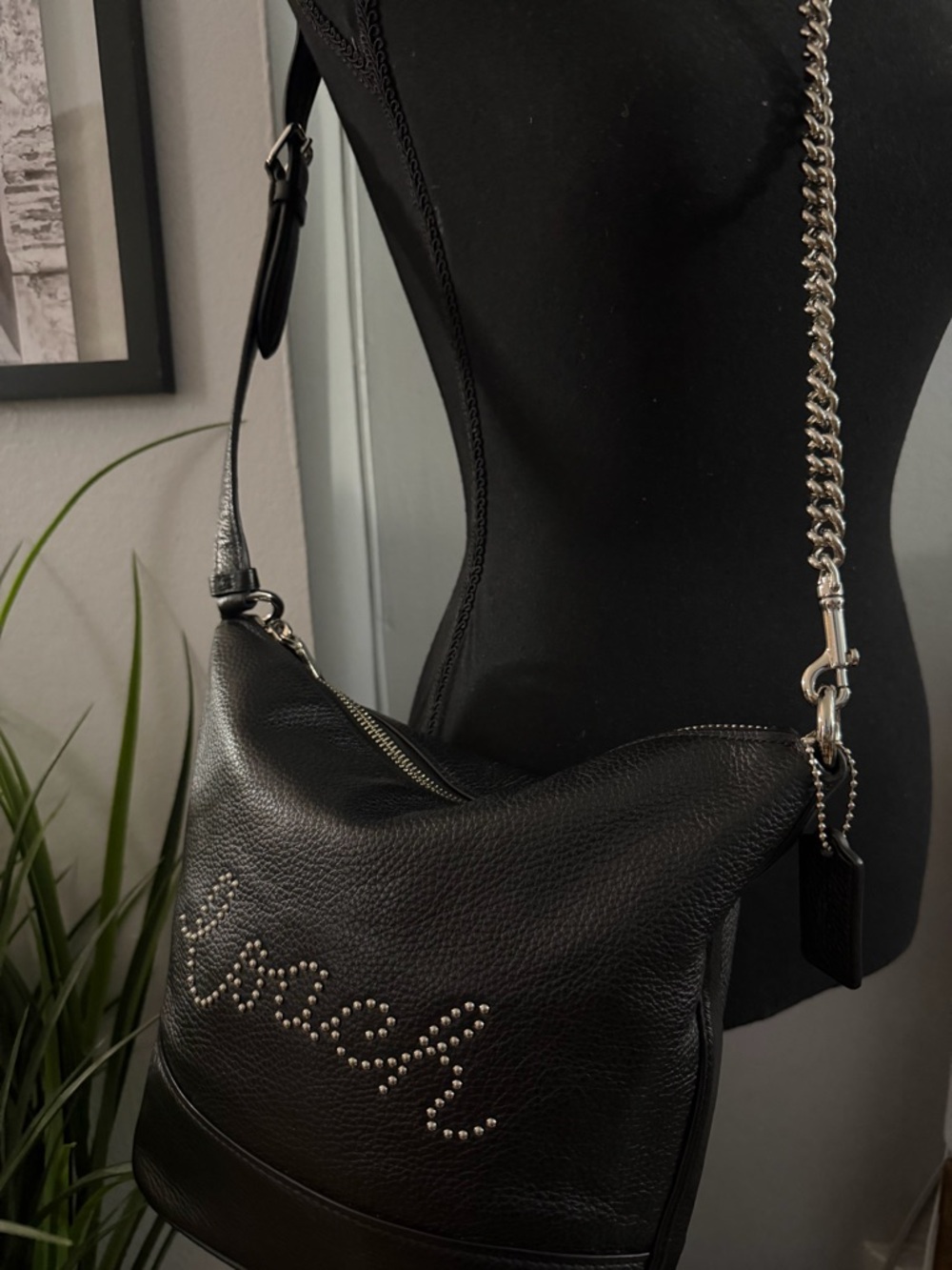Coach Paxton Duffle with Studded Script Convertible Bag - Picture 12 of 14